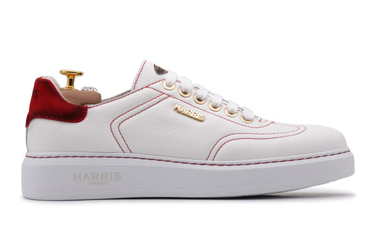 Baskets confort avec détails en daim