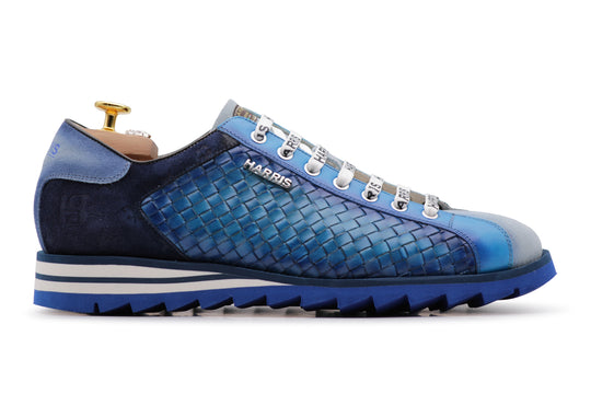 Zapatillas de ante tejido