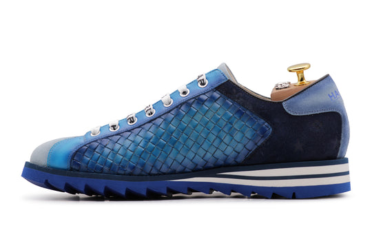Zapatillas de ante tejido