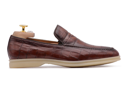 Mocasín efecto cocodrilo