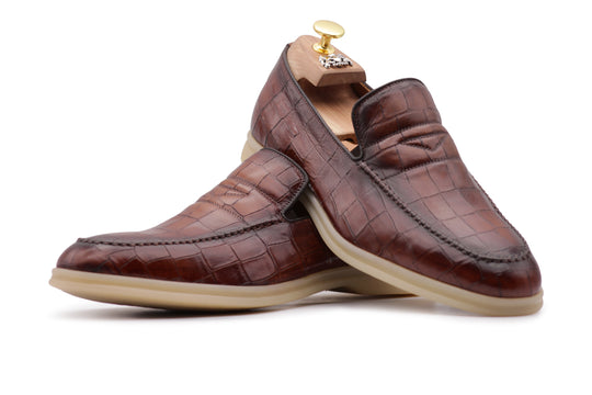 Mocasín efecto cocodrilo