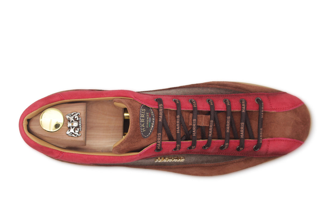 Sneakers destrutturata in suede