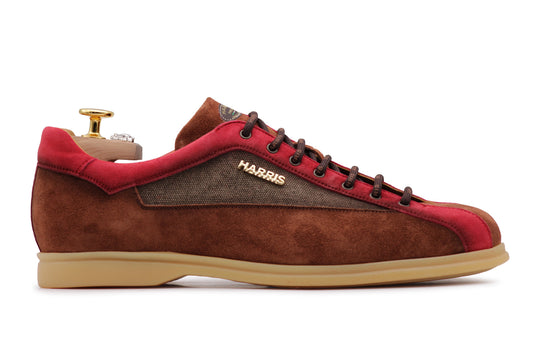 Sneakers destrutturata in suede
