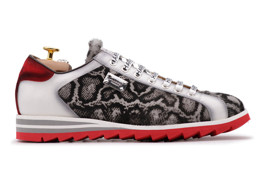 Zapatillas 2817 Cavallino – Blanco y Gris