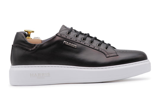 Zapatillas London – Gris y Negro