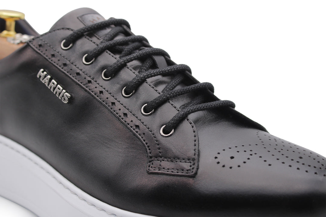 Zapatillas London – Gris y Negro