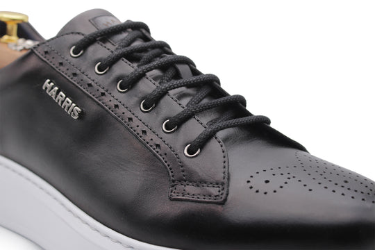 Zapatillas London – Gris y Negro