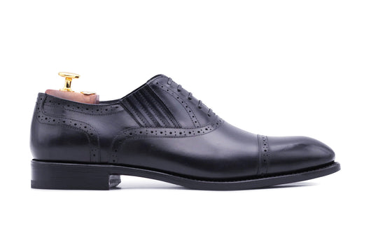 Richelieu Slip-On avec Décorations Brogue