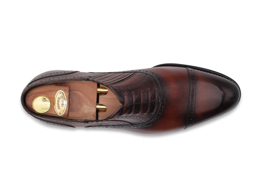 Francesina Slip-On con Decorazioni Brogue