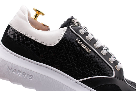 Premium leather sneakers with Evoluzione sole