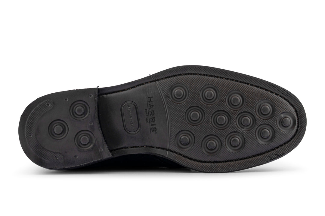 Bottine en daim noir