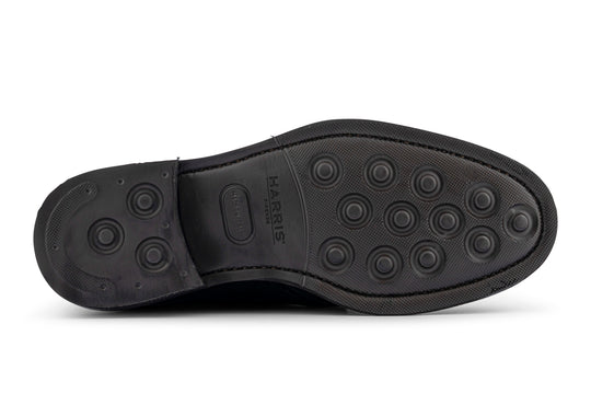 Bottine en daim noir